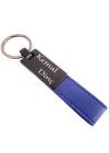 Mey İthalat® Lacivert Deri Metal Anahtarlık