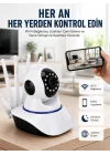 Mey İthalat® LED Aydınlatmalı 5 Antenli Motorlu 1080P Wifi Kamera Sensörlü Yeni Nesil