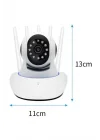 Mey İthalat® LED Aydınlatmalı 5 Antenli Motorlu 1080P Wifi Kamera Sensörlü Yeni Nesil