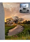 Mey İthalat® LED Işıklı Mini Drone Kameralı Headless ve APP Destekli