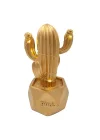 Mey İthalat®  Led Işıklı Sevimli Kaktüs Dekoratif Masa ası Mini Biblo Gece ası-GOLD