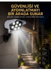 Mey İthalat® LED Lamba-Güneş Paneli Destekli Uzaktan Kumandalı Solar LED Lamba
