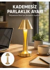 Mey İthalat® LED Masa Lambası 3 Renk Ayarlı Şarjlı Kablosuz Modern Tasarım Yeni Nesil