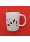 Mey İthalat® Love Tasarım Kupa Bardak