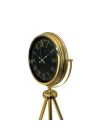 Mey İthalat® Luxury Gold Tripod Ayaklı Modern Saat