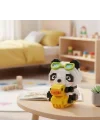 Mey İthalat® LZ-8634 ÖRDEKLİ PANDA 190 PARÇA BLOCK OYUNCAK-MİNİ POŞET