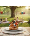 Mey İthalat® LZ-8642 ÇİKOLATALI PASTA 160 PARÇA BLOCK OYUNCAK-MİNİ POŞET