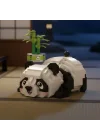 Mey İthalat® LZ-8804  DİNLENEN PANDA 340 PARÇA BLOCK OYUNCAK