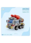 Mey İthalat® LZ8615 Araba Blok Seti Mini Poşet 150 Parça -Vagon life