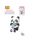 Mey İthalat® LZ8801 PANDA SCOOTER BLOCK OYUNCAK 320 PARÇA