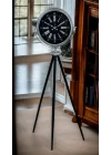 Mey İthalat® Majestic Krom Tripod Ayaklı Saat
