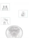 Mey İthalat® Manuel Süt Sağma Pompası Masaj Modlu Hafif Tasarımlı 180 ML