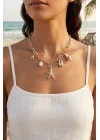 Mey İthalat® Maris Deniz Yıldızı Charm Kolye