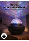 Mey İthalat® Masa ve Gece Lambası Renkli Projektör Işıklı Disko Topu Bluetooth Hoparlör