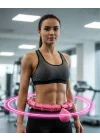 Mey İthalat® Masajlı Akıllı Hula Hoop Ayarlanabilir Fitness Çemberi