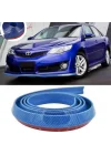 Mey İthalat®  Mavi 2,5 Metre Araba Oto Ön Tampon Koruyucu Kauçuk Pratik Tampon Şerit Bant Döşeme Kiti