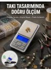 Mey İthalat® Mavi Işıklı LCD Ekranlı Hassas Tartı Terazisi Yeni Nesil