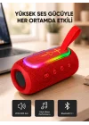 Mey İthalat® Mavi Taşınabilir Bluetooth Hoparlör Kompakt Tasarım ve Güçlü Ses