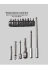 Mey İthalat® Metal Gövdeli 16lı Bits Seti Çok Amaçlı Tornavida Uçları