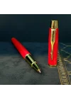 Mey İthalat® Metal Kırmızı Roller Kalem