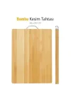 Mey İthalat® Metal Saplı Bambu Kesim Panosu