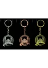 Mey İthalat® Metal Sultanahmet Anahtarlık Yuvarlak
