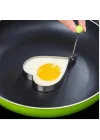 Mey İthalat® Metalik Kalp Şeklinde Yumurta ve Krep Kalıbı