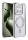 Mey İthalat®   Mi 14T Pro Joke Simli Magneticsafe Kılıf - Gümüş