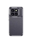 Mey İthalat®   Mi 14T Pro Kılıf Auto Focus Karbon Kapak - Lacivert