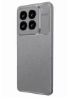 Mey İthalat®   Mi 15 Kılıf Auto Focus Karbon Kapak - Gri
