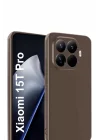 Mey İthalat®   Mi 15T Pro First Silikon - Kahverengi