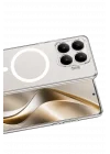 Mey İthalat®   Mi 17T Pro Combo Sert Şeffaf Magsafe Kapak - Şeffaf