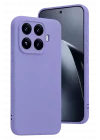 Mey İthalat®   Mi 17T Pro Nano içi Kadife Silikon - Lila