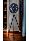 Mey İthalat® Midnight Black Tripod Ayaklı Saat