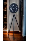 Mey İthalat® Midnight Black Tripod Ayaklı Saat