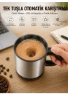 Mey İthalat® Mikser Kupa Yazılı Mug Bardak Karıştırma Özelliği