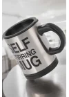 Mey İthalat® Mikser Kupa Yazılı Mug Bardak Karıştırma Özelliği