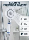 Mey İthalat® Mineral Taşlı Filtreli Duş Başlığı Güçlü Su Basınçlı Banyo Başlığı