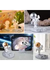Mey İthalat®  Mini Astronot Model Telefon ve Tablet Tutucu Standı