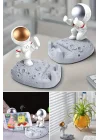 Mey İthalat®  Mini Astronot Model Telefon ve Tablet Tutucu Standı
