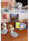 Mey İthalat®  Mini Astronot Model Telefon ve Tablet Tutucu Standı