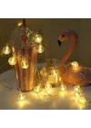 Mey İthalat® Mini Boncuk Detaylı 3.5 Metre USB LED Işık – 20 LED’li Dekoratif Ortam Aydınlatması