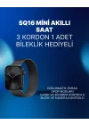 Mey İthalat® Mini Series 10 Akıllı Saat | 3 Kordon + Bileklik Hediyeli, Tüm Telefonlarla Uyumlu
