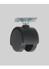 Mey İthalat® Mobilya Tekerleği 6 cm Kilitsiz Tekli Satış