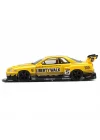 Mey İthalat® Model Araç 1/64  LB-ER34 Super Silhouette SKYLINE Sport Yellow