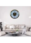 Mey İthalat® Modern Prestige Gold 60 Cm Çarklı Duvar Saati