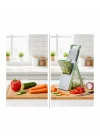 Mey İthalat® Modern Tasarımlı Çelik El Rendesi ve Doğrayıcı