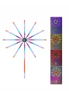 Mey İthalat® Modüler RGB LED Duvar Işığı Havai Fişek Efektli Uzaktan Kumandalı