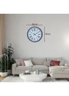 Mey İthalat® Mor Roma Rakamlı 36 Cm Duvar Saati
