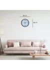 Mey İthalat® Mor Standart 36 Cm Duvar Saati